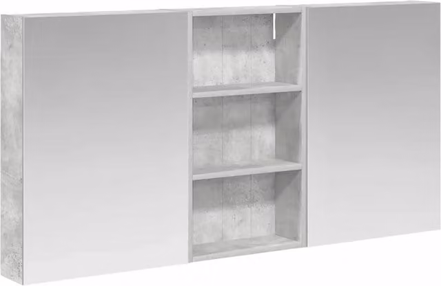 Set di Armadi da Bagno | Armadio da bagno con lo scaffale 3 pz 140 x 14,5 x 70 cm