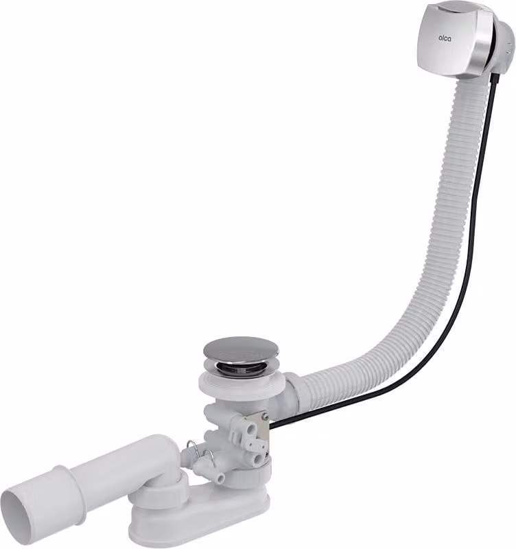 ALCA  A566-112122-100 Sifone per vasca per vasche idromassaggio, cromo