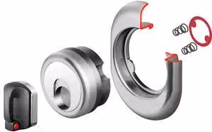 Disec Mr 500F Defender Cilindro Magnetico con 5CH in colore argento