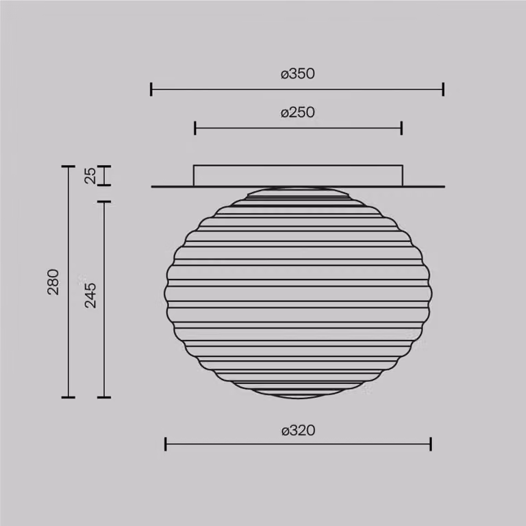 Maytoni Plafoniera soffitto Reels, dimmerabile, Ottone / Oro, Soggiorno / Sala da pranzo, Metallo, Plafoniera