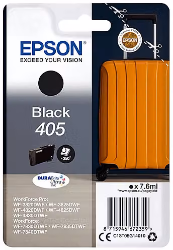 Cartuccia inchiostro Epson Durabrite Ultra 405 Nero per stampanti inkjet