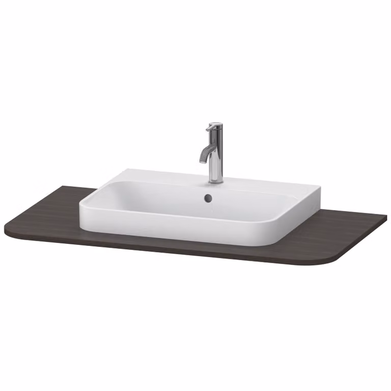 Console Duravit Happy D.2 Plus, 1000x550 mm, 1 découpe, pour meuble sous-lavabo HP4941, HP4961, HP4971, HP031E06969, HP031E06969