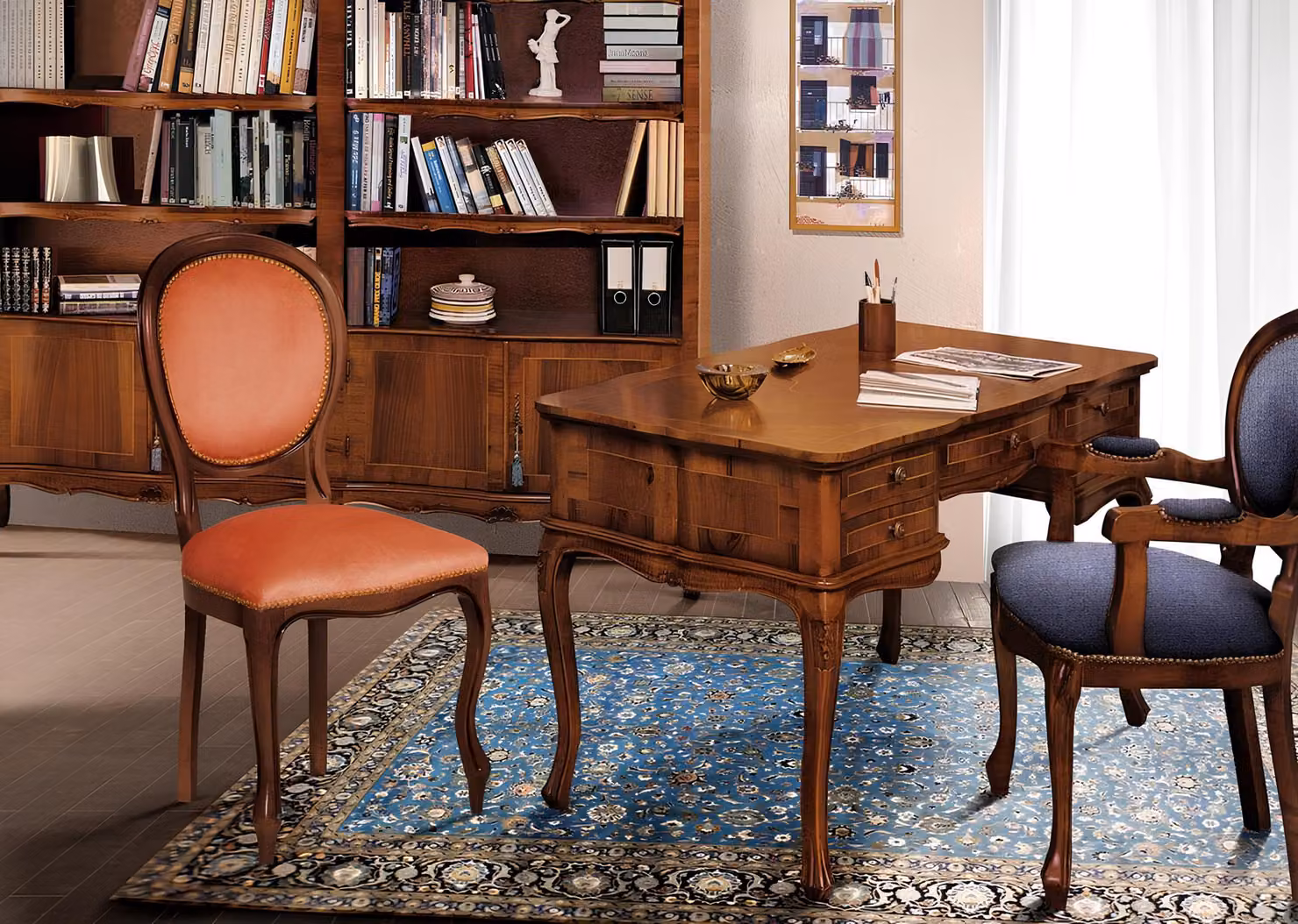 Stühle Wohnzimmer Esszimmer Lehnstuhl Polsterstuhl Armlehne Luxus Sessel Stuhl