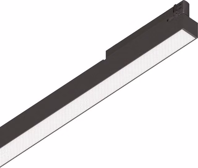Proiettore Lineare Display Metallo Nero Led 40W 3000K Luce Calda