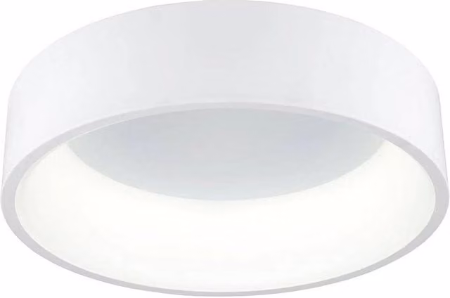 Trade Shop - Plafoniera Tonda Led 30 W Cct 3000k 4000k Lampada Soffitto Parete Muro Luce 40cm - Bianco