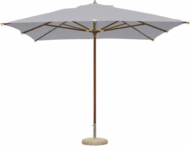 Ombrellone rettangolare MOIA da 3x4 mt grigio