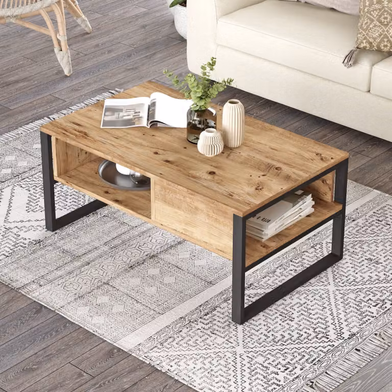 Skye Decor, Ml34-A, tavolini, pino atlantico, 100 x 44,4 x 59,7 cm