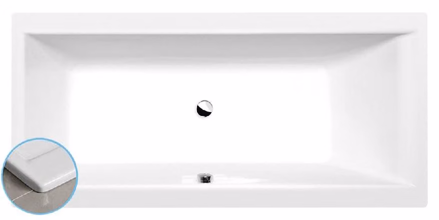 Vasche da bagno Polysan - Vasca da bagno 1600x750x480 mm, bianco 93611S