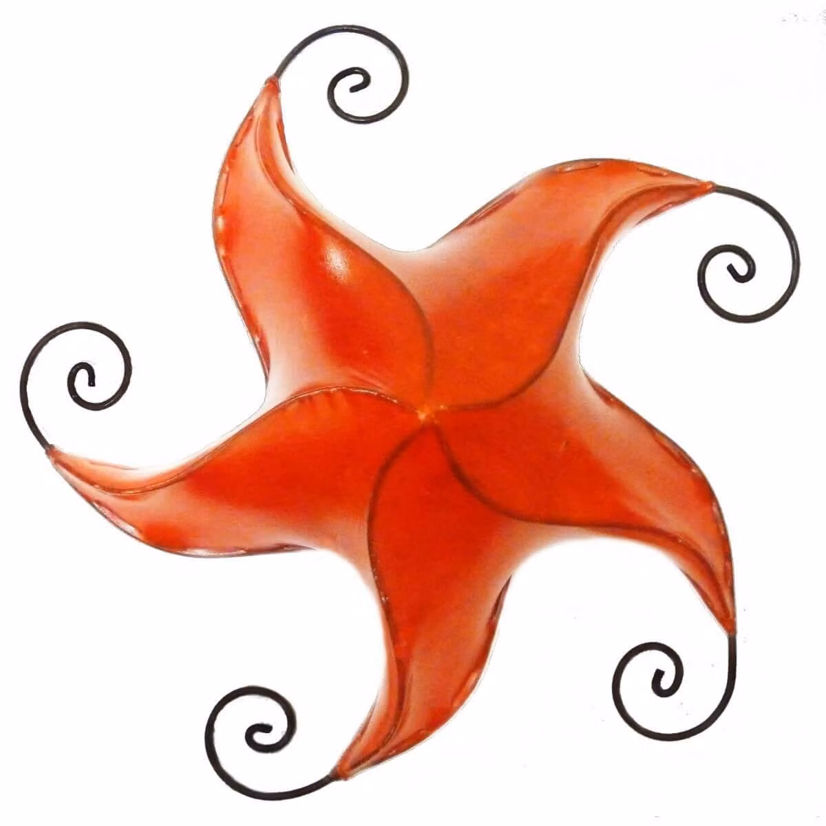 Lampada orientale lampada da soffitto lampada a sospensione lampada da soffitto marocchina lampada in pelle STERN Nejma 50 cm, rosso