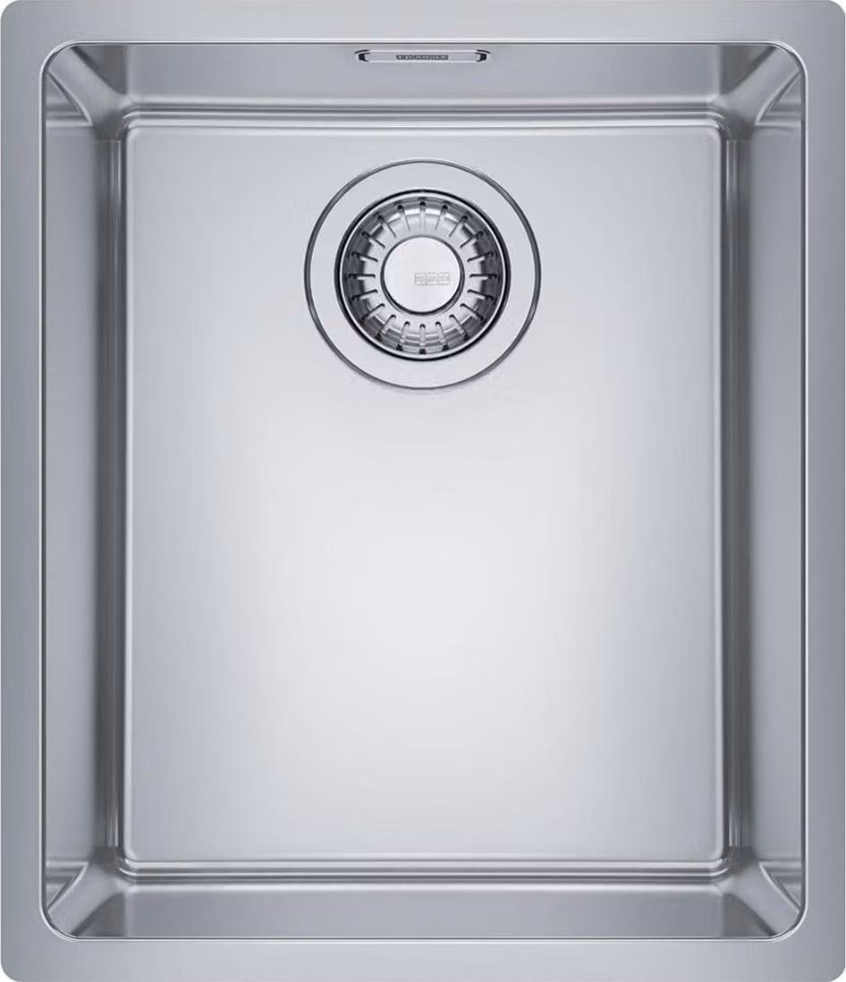 Franke Maris lavabo per risciacquo in acciaio inox MRX 210-34 manopola cromo da 40 cm 127.0541.494