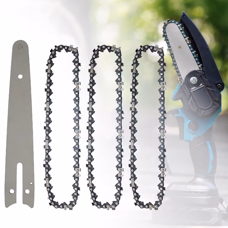 Solidchoice - Catene per motosega professionali con lama - Confezione da 3 pezzi, lunghezza 18,5 cm