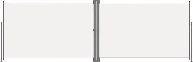 Tenda da sole laterale retrattile beige in poliestere e alluminio L: 600 cm, H: 200 cm