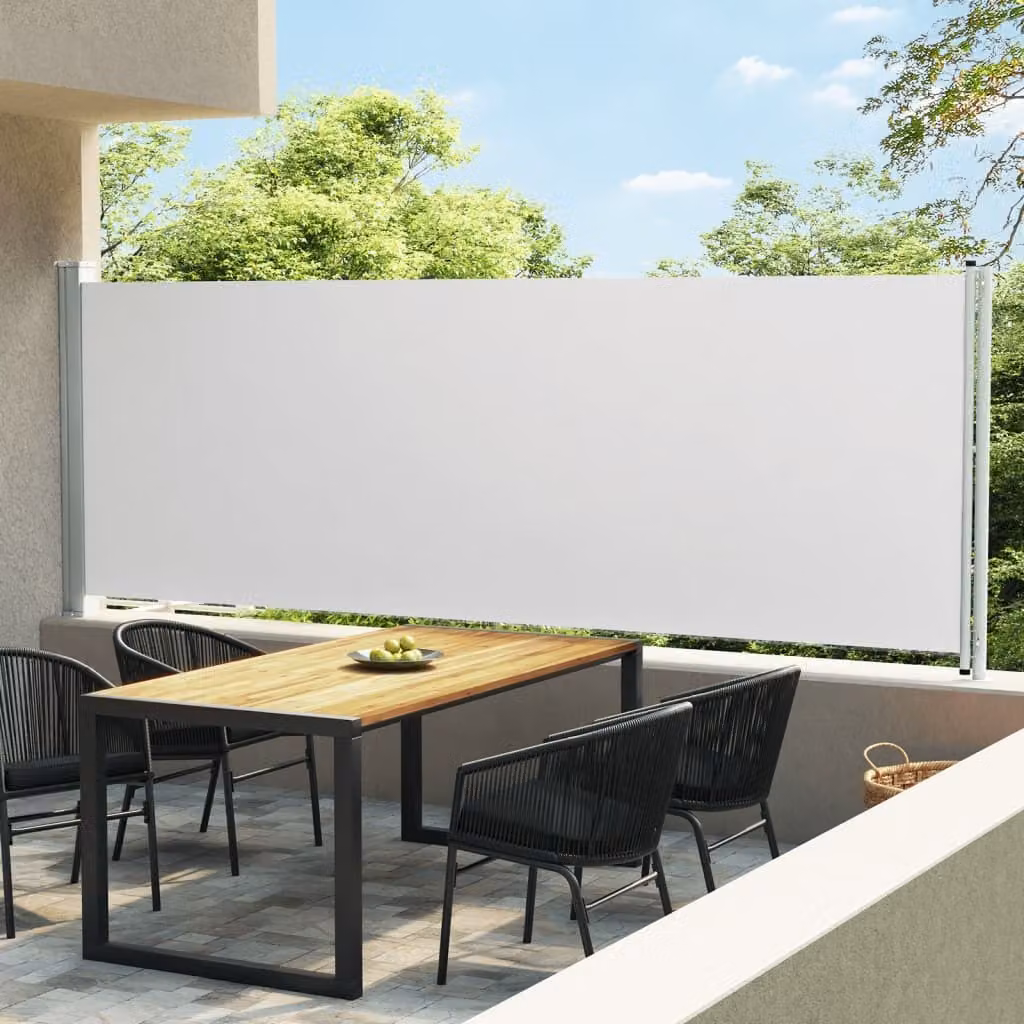 Maison Exclusive - Tenda da sole a cassonetto, estendibile, 614x160 cm, color crema
