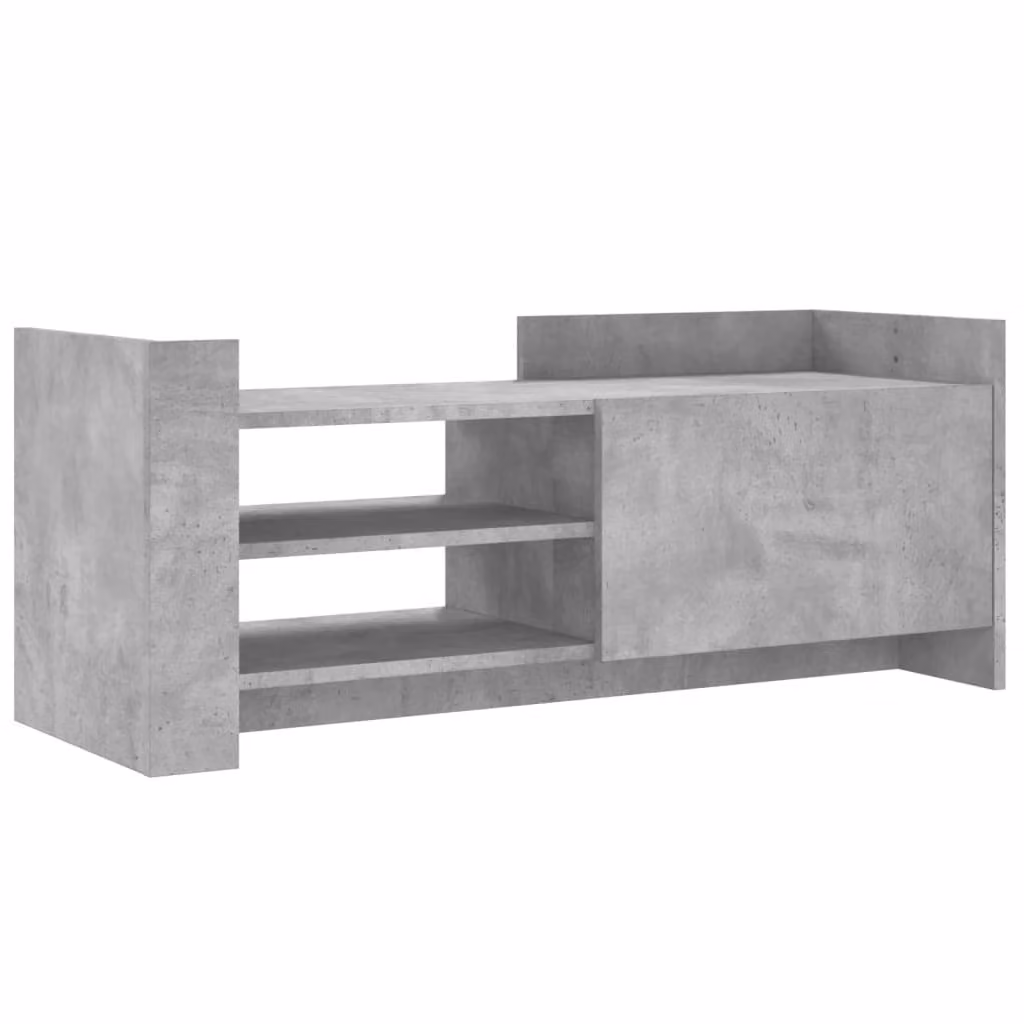 Mobile per TV Grigio Cemento 100x35x40 cm Legno Multistrato