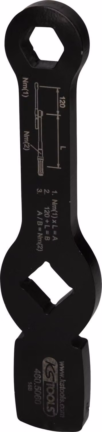 KS TOOLS Chiave esagonale a percussione 3/4' con 2 superfici di riscontro, 30 mm ( 460.5061 )