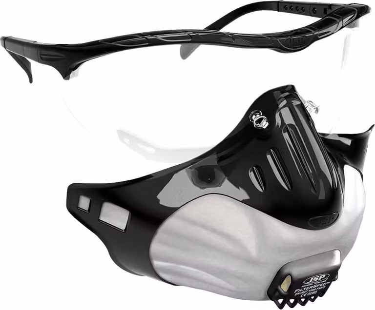 Filtro con occhiali Maschera Semimaschera ffp2 Occhiali