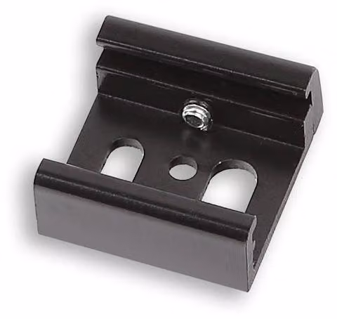 Supporto per binari a soffitto, corto, nero, modello MHT1-P1-BK, marca MaxLight