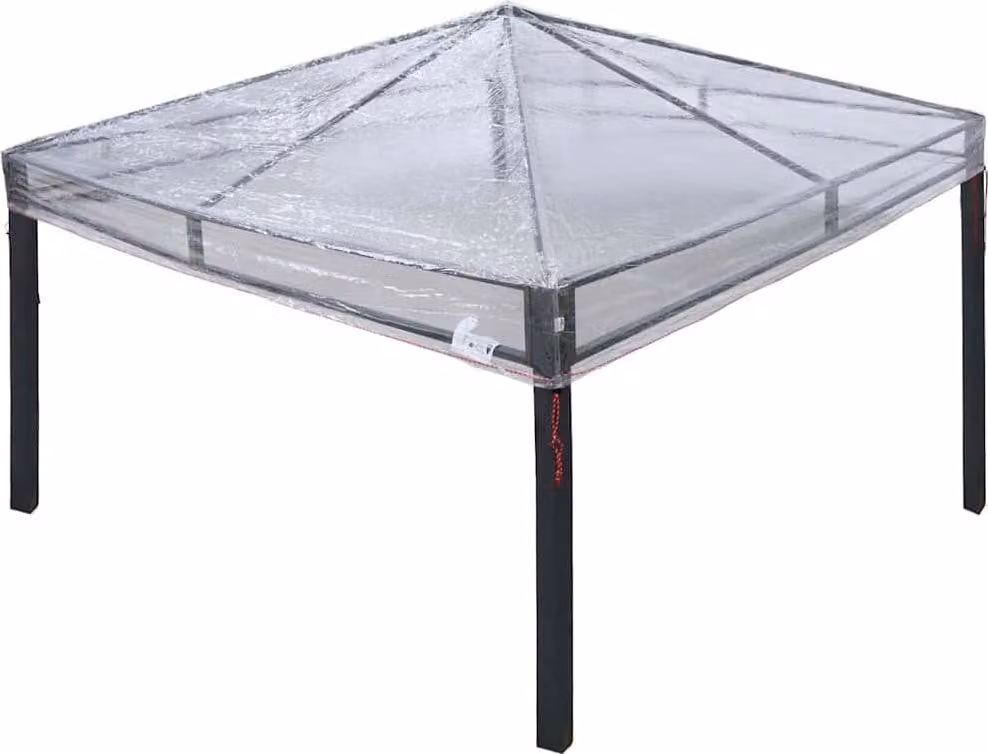 Sostituzione Copertura Gazebo Trasparente 300 x 300 x 26 cm PVC