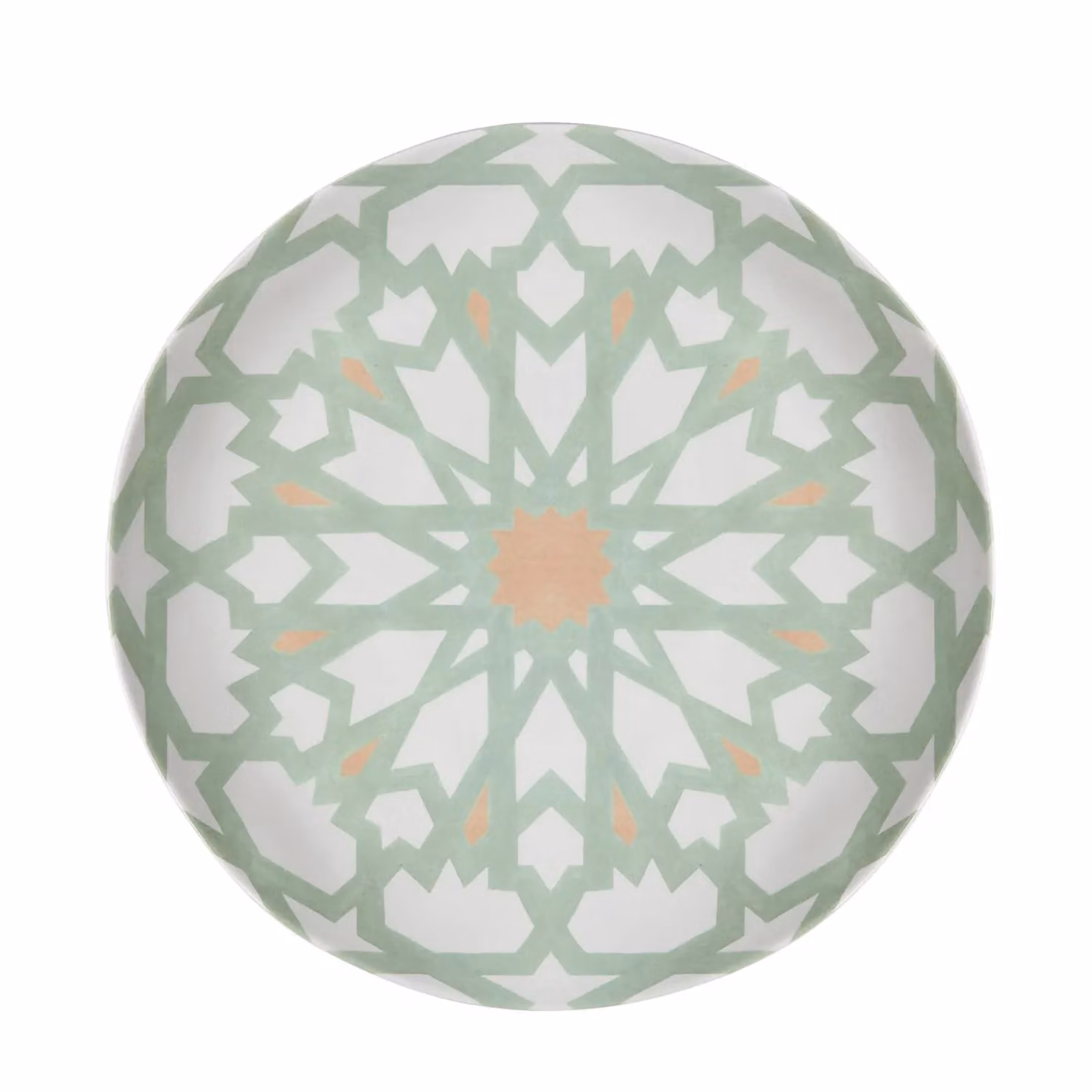 Piatto dessert in melamina, Linea Groove, diam. 21,6cm - 6 pezzi