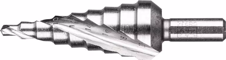 PFERD TOOLES Punta a gradini HSSE Co5 9 gradini Ø 4-20 mm Attacco a 3 superfici Ø 8 mm