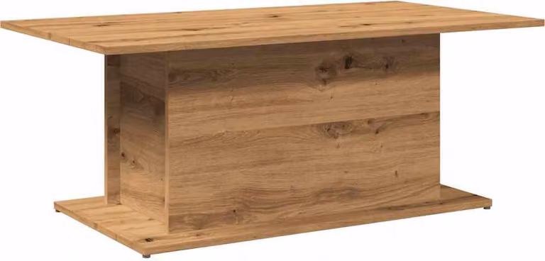 Tavolino Salotto Rovere Artigianale 102x55,5x40cm in Truciolato