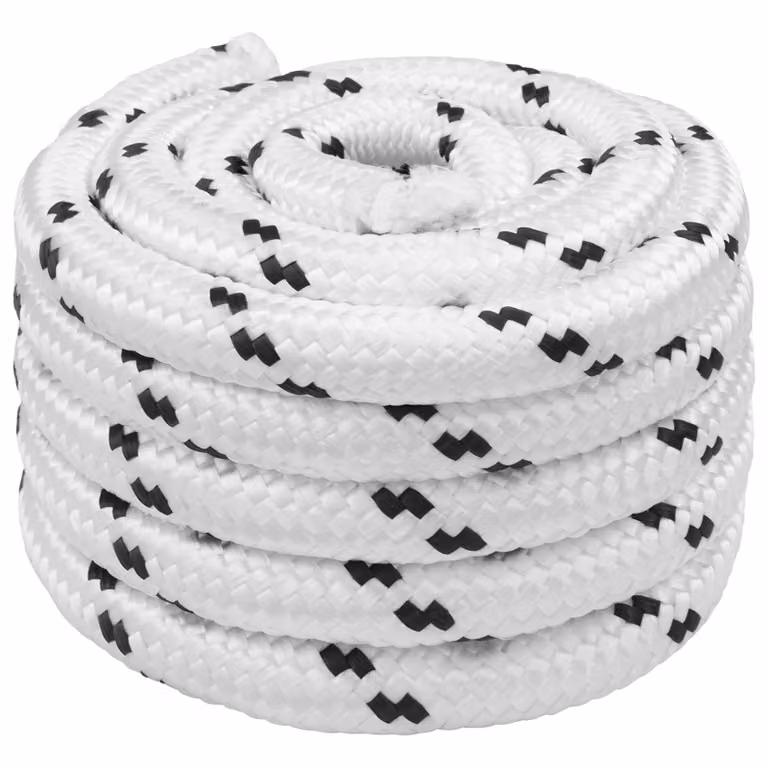 Corda multiuso vidaXL in plastica bianca, diametro 25 mm e lunghezza 25 m