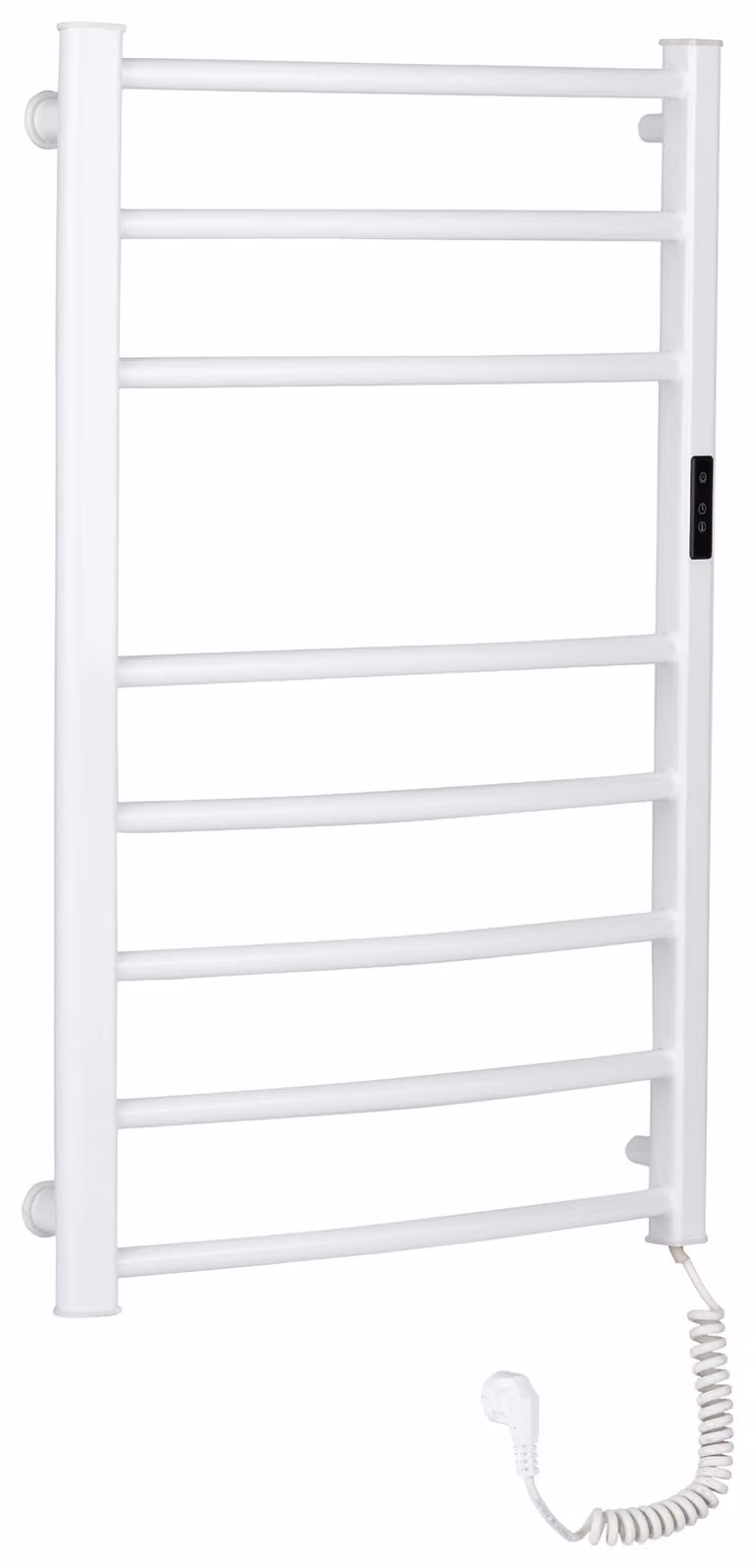 CERANO - Scaldasalviette elettrico Luca, con display - 128 W - bianco lucido - 860x550 mm