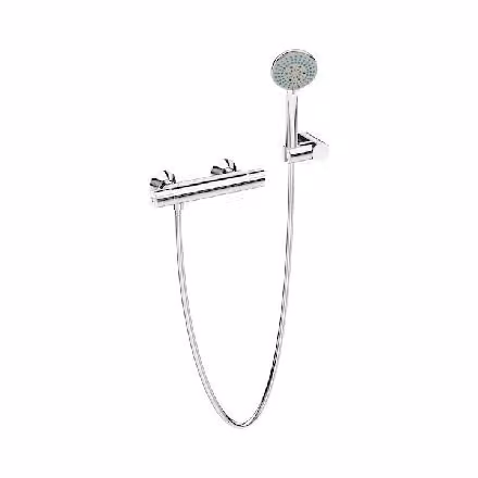 Jika Deep - Miscelatore termostatico per doccia con soffione, cromo H3331U70042711
