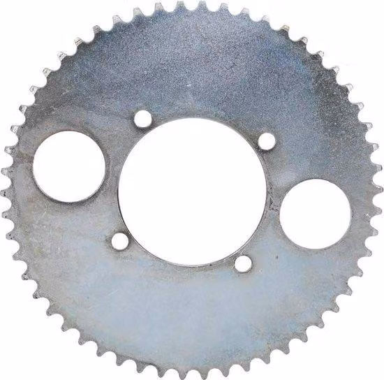 Ingranaggio in metallo a 4 fori per catena T8F resistente