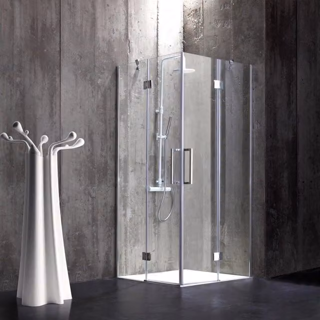 Box doccia 80x80 in cristallo 6 mm