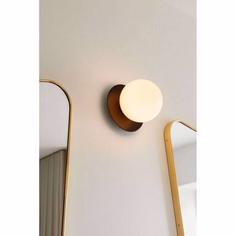 Nuura Aps Applique da parete di design Liila 1 Medium, dimmerabile, Bronzo / Ottone antico, Bagno, Metallo, Design, Applique