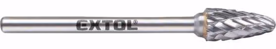 Fresa in metallo duro EXTOL INDUSTRIAL ad arco tondo 6*13mm, gambo 3mm, 8703853