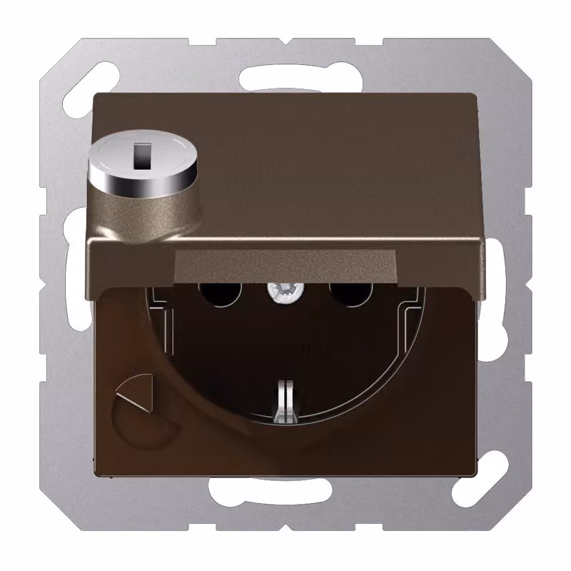 Jung A1520BFKLSLMO Presa SCHUKO® 16 A 250 V ~ color moka
