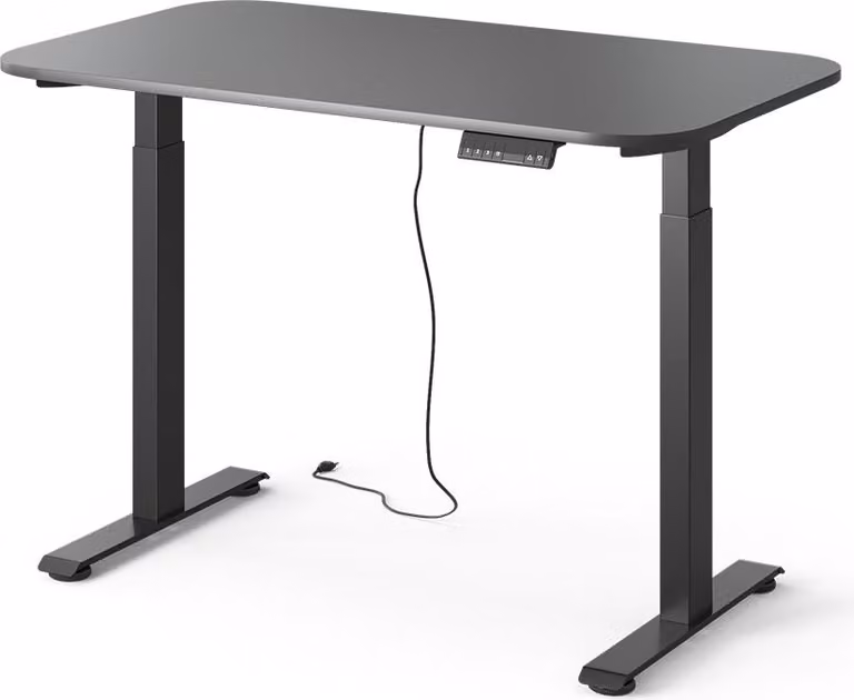 Scrivania Vicco Elevate Nero/Antracite 120 x 70 cm 2 motori, Model 58663
