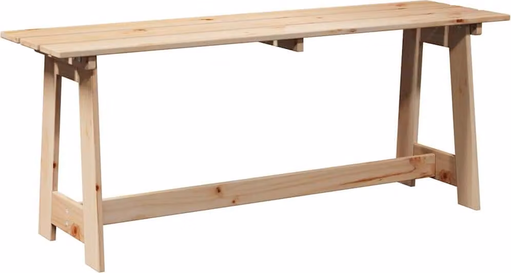 Panchina da esterno Naturale 119 x 37 x 47 cm