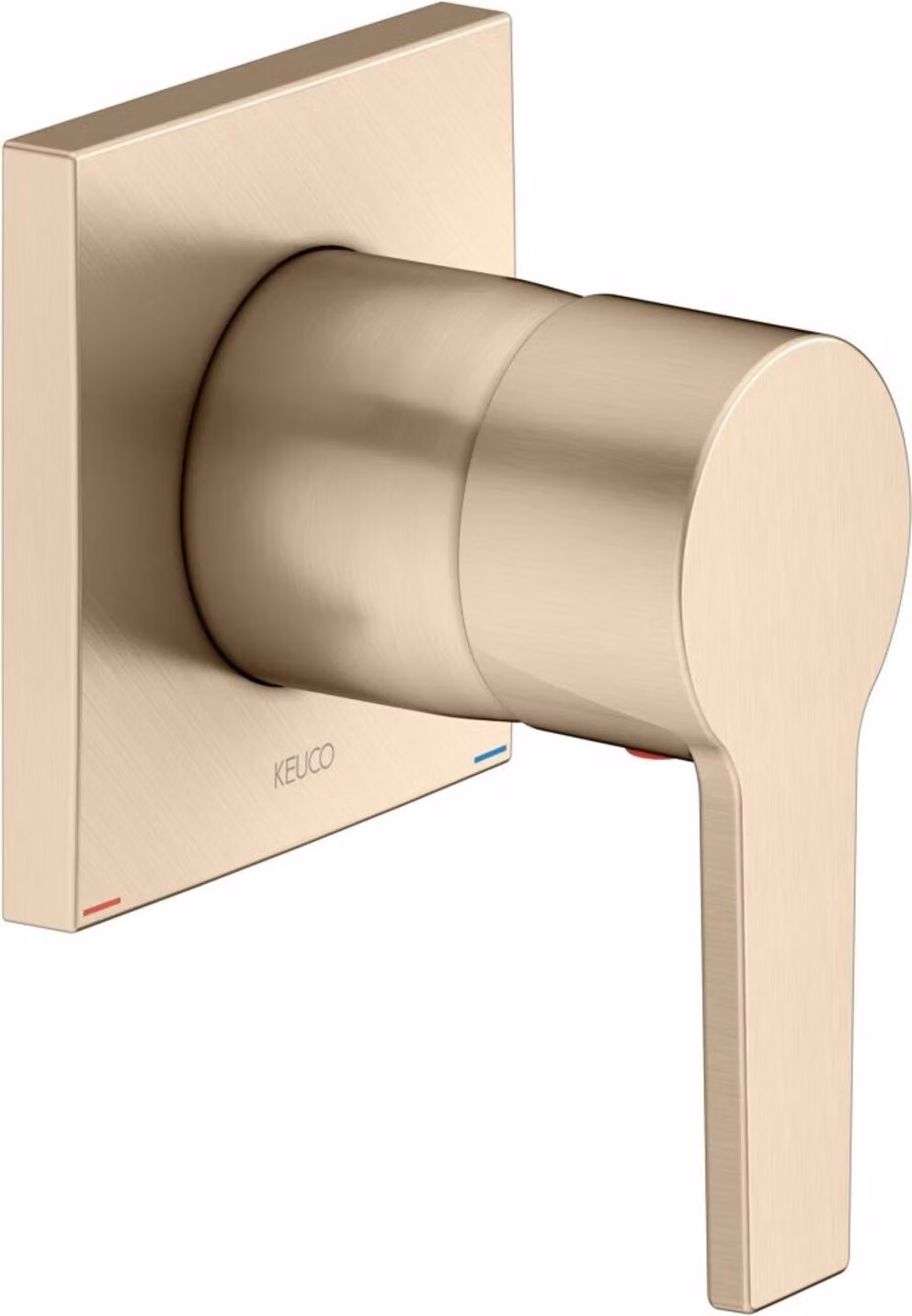 KEUCO EDITION 11 Mitigeur monocommandé encastré, forme rosace carrée, 51151030002, 51151030002