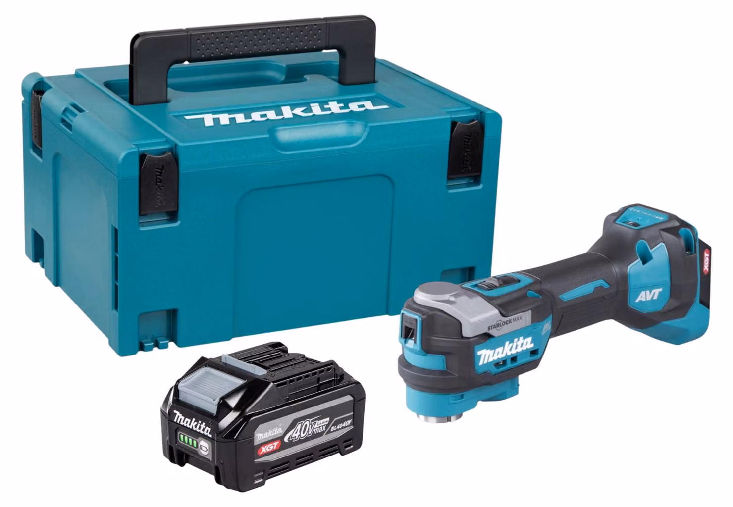 Makita TM 001 GZ Utensile multifunzione a batteria 40 V max. Starlock Max Brushless Solo - senza batteria, senza caricabatterie