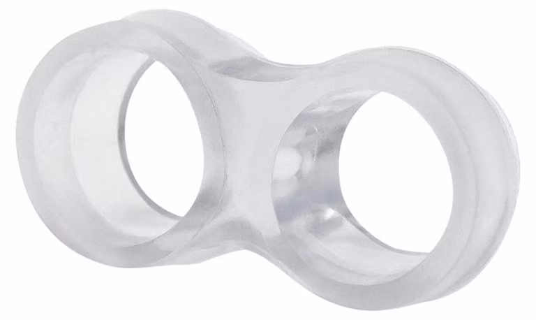 Paraurti per porta con ammortizzatore, modello TP13, protezione trasparente e discreta per pareti - Micel