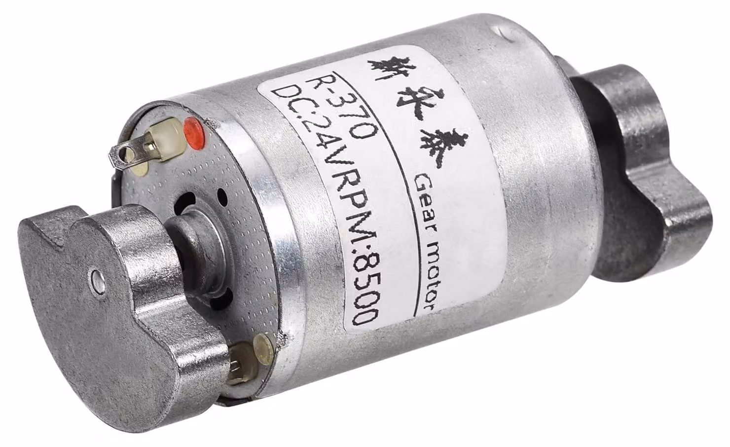 Motore a vibrazioni DC da 24 V, 5000 giri/min, con doppio albero e forte vibrazione