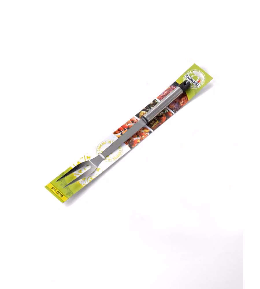 Forchettone per Barbecue in Acciaio Inox - 36 cm