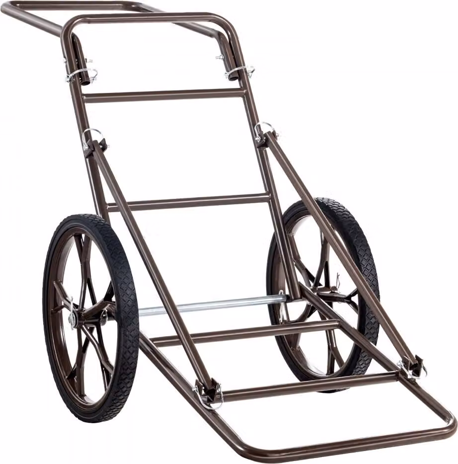 Trasportatore di selvaggina pieghevole - carrello per cervi con 2 ruote - fino a 227 kg - carrello di trasporto resistente per la caccia e le attività all'aperto