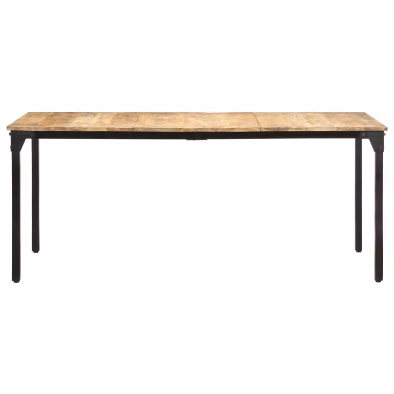 Tavolo da Pranzo 180x90x76 cm in Legno di Mango Grezzo