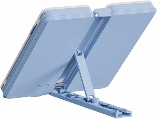 Portaoggetti da scrivania - Organizzatore per ufficio - Rete di studio - Multifunzionale, con supporto per penna stilografica - 10,5 x 9,2 cm - Blu