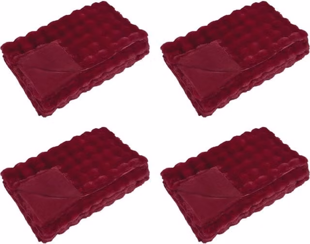 Coperta antiscivolo in sintetica di coniglio Olite 4 pz