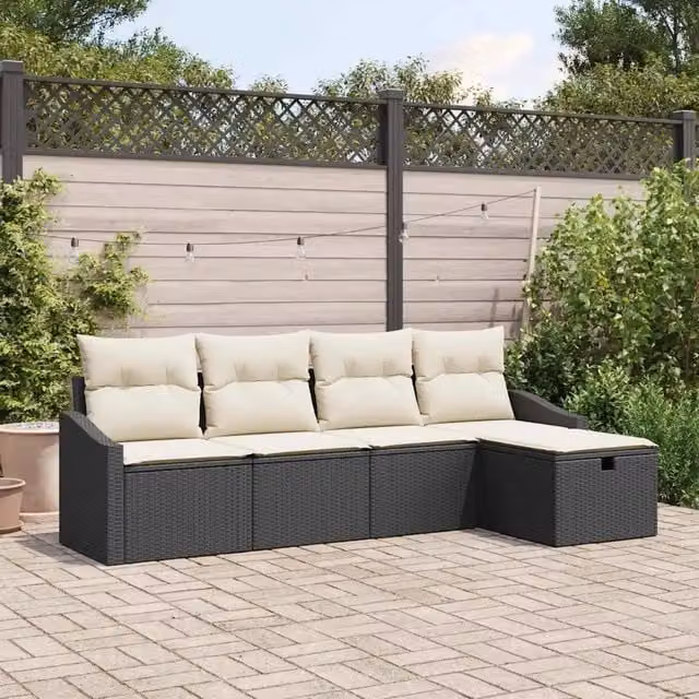 Set di divani 6 pz polyrattan 3360588