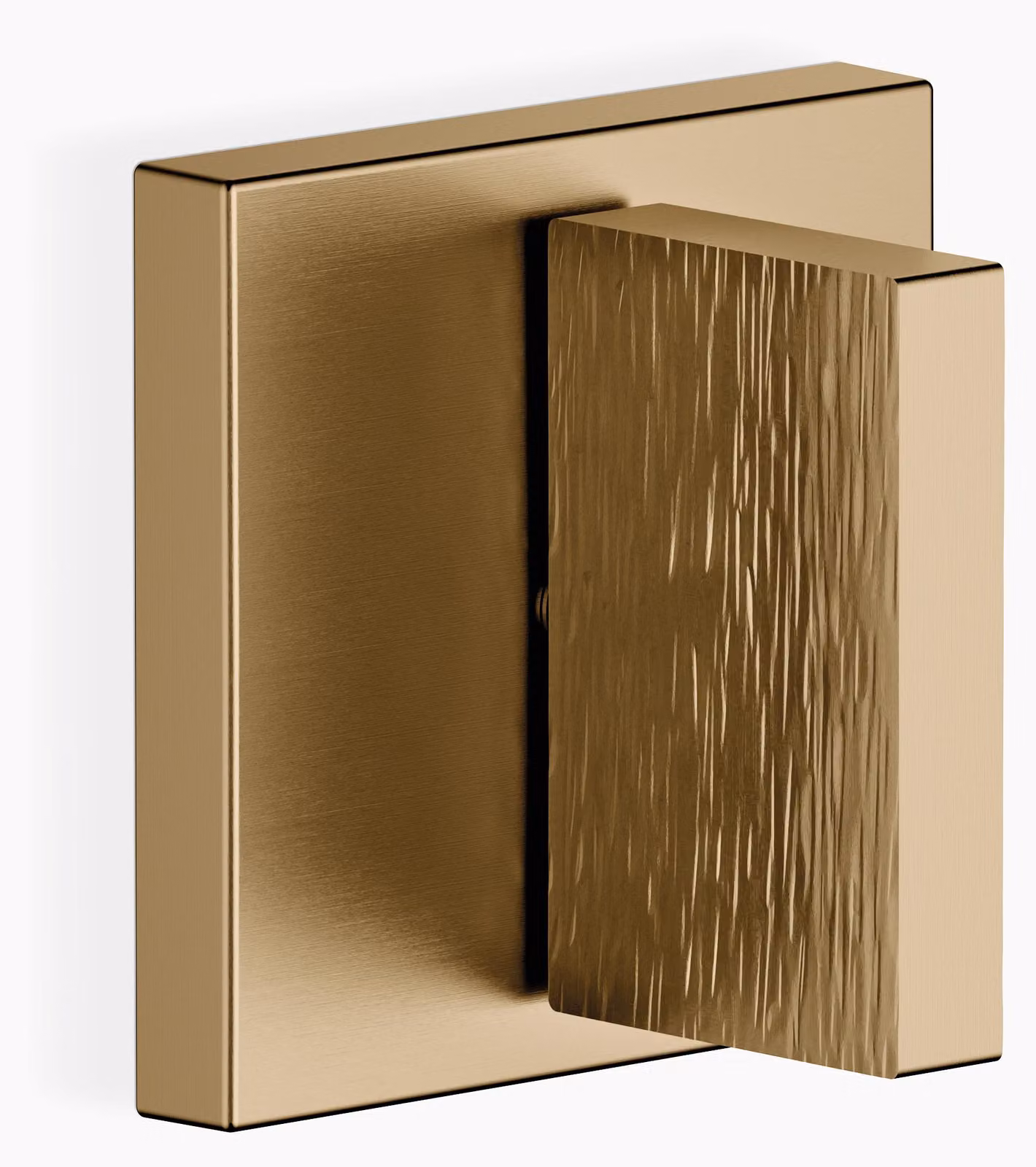 Dornbracht MEM vanne encastrée, fermeture à droite 1/2, avec structure Lineare, 36605782-39, 36605782-39