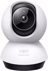 Videocamera di sorveglianza smart TP-Link Tapo TC72 2K QHD con intelligenza artificiale, visione notturna e Wi-Fi, colore bianco