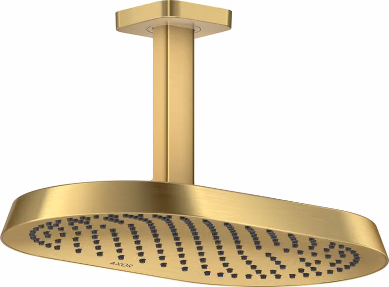 hansgrohe AXOR ShowerSphere Douche de tête 370/220 1jet avec raccordement au plafond, 39760250, 39760250