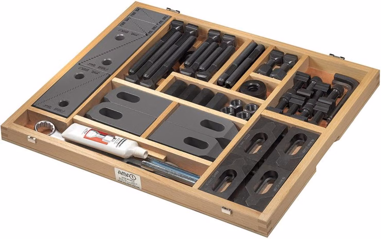 Assortimento di utensili di serraggio Amf n.6350 Ganasce di serraggio a T M12x14Mm M.deep 49pz.