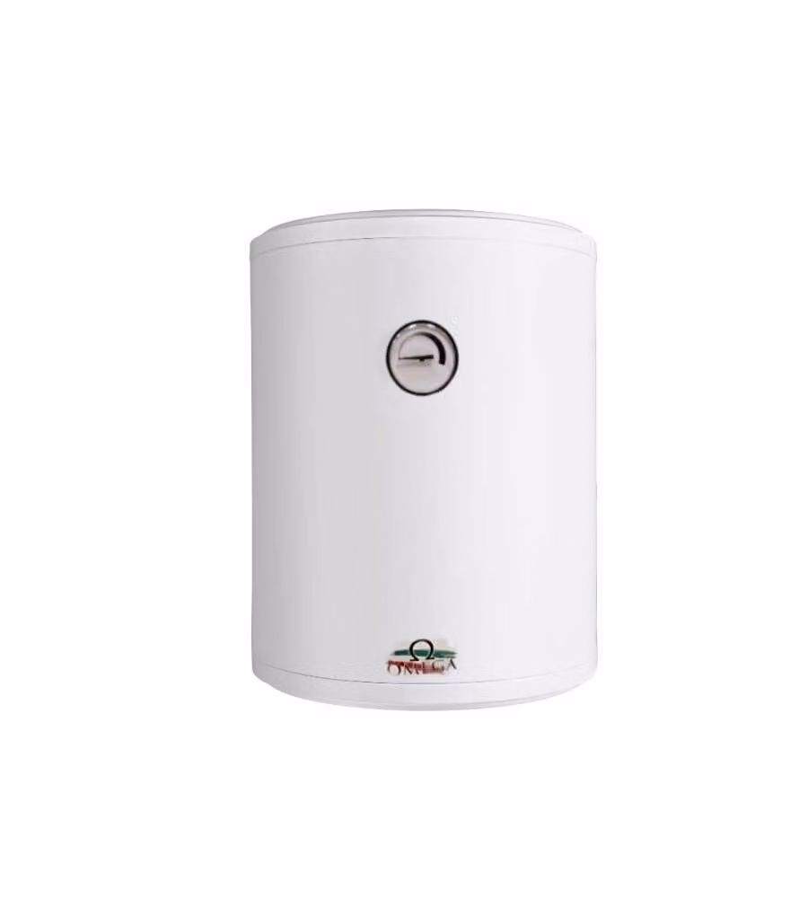 Omega Scaldabagno Elettrico Verticale da 50 lt Bianco con Regolazione Temperatura e Valvola di Sicurezza